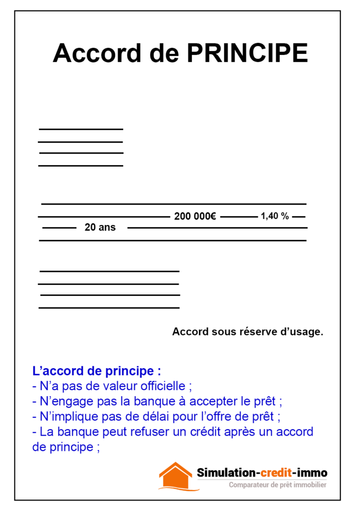 accord de principe